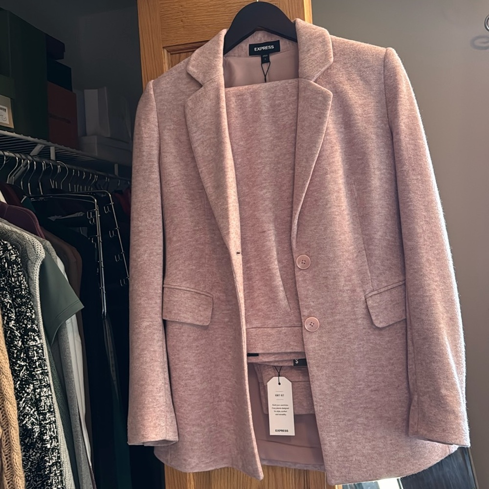 NWT “Knit Kit” blazer and joggers